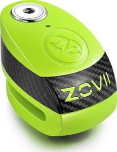 ZOVII Zabezpieczenie Disc Lock z Alarmem ZOVII ZD10 - Fluo Green 1