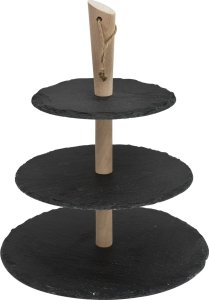 Orion Patera 3 poziomy etażera łupkowa 2