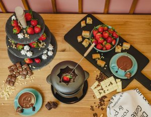 Orion Patera 3 poziomy etażera łupkowa 8