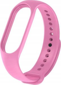 OEM Pasek silikonowy do XIAOMI Mi Band 5 / 6 / 7 różowy (37) 6