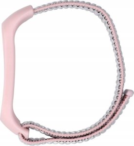 OEM Pasek nylonowy do XIAOMI Mi Band 5 / 6 / 7 różowa (07) 4