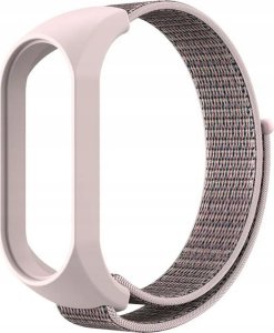 OEM Pasek nylonowy do XIAOMI Mi Band 5 / 6 / 7 różowa (07) 6