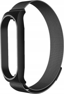 OEM Pasek metalowy METAL do XIAOMI Mi Band 7 czarny (01) 2