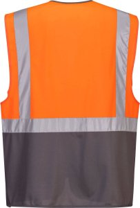 Portwest C476 - Kamizelka ostrzegawcza Executive Warsaw - pomarańczowy-granat 2XL 2