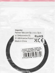 OEM Blaszki uniwersalne / ring / magnesy magnetyczne kompatybilny z MagSafe czarne 2