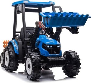 Lean Cars Traktor Na Akumulator Z Przyczepą Hercules Niebieski 24V 12