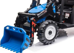Lean Cars Traktor Na Akumulator Z Przyczepą Hercules Niebieski 24V 6
