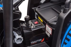 Lean Cars Traktor Na Akumulator Z Przyczepą Hercules Niebieski 24V 7