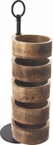 Orion Patera drewniana 5-poziomowa MANGO 44,5 cm 5