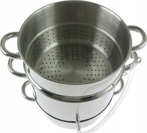 SOKOWNIK Parowar Garnek do Soków 8L Duży STALOWY INDUKCJA Gaz 5220 8