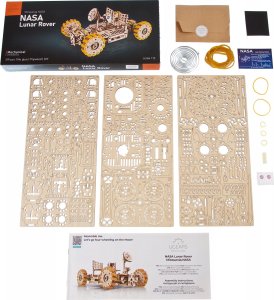 Puzzle 3D Model drewniany Łazik Księżycowy 7