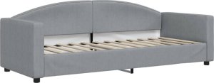 vidaXL vidaXL Sofa rozsuwana z szufladami, jasnoszara, 80x200 cm, tkanina 6