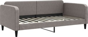 vidaXL vidaXL Sofa rozsuwana z materacami, kolor taupe, 100x200 cm, tkanina 4