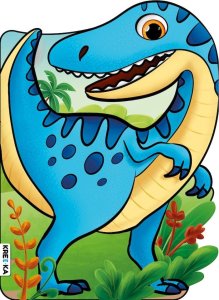 Books And Fun Książeczka Wykrojnik Raptor 2