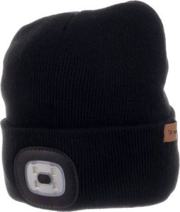 Trizand Czapka zimowa z latarką- czarna Trizand 22663 4