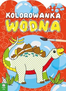 Books And Fun Książka Kolorowanka wodna Dinozaury Books and fun 1