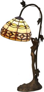 Lampa stołowa Viro Lampa stołowa Viro Marfil Kość słoniowa Cynk 60 W 20 x 54 x 20 cm 1