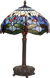 Lampa stołowa Viro Lampa stołowa Viro Belle Epoque Niebieski Blue Cynk 60 W 40 x 62 x 40 cm 1