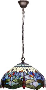 Lampa sufitowa Viro Lampa Sufitowa Viro Belle Epoque Niebieski Żelazo 60 W 40 x 130 x 40 cm 1