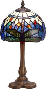 Lampa stołowa Viro Lampa stołowa Viro Belle Epoque Niebieski Cynk 60 W 20 x 37 x 20 cm 1