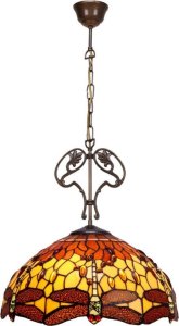 Lampa sufitowa Viro Lampa Sufitowa Viro Belle Amber Bursztyn Żelazo 60 W 40 x 135 x 40 cm 1