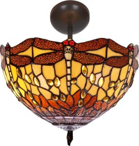 Lampa sufitowa Viro Lampa Sufitowa Viro Belle Amber Bursztyn Żelazo 60 W 30 x 40 x 30 cm 1