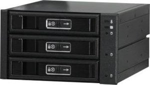 Kieszeń JJ Computer JOUJYE JJ-N-36TM SATA-SAS I II III Geh�use 8,6cm x 14,6cm for 3XHDD 6,4cm-8,9cm 2,5Zoll-3,5Zoll Schwarz 1