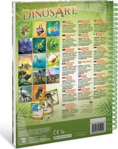 Nebulous Stars DINOSART creative book Sticker-by-Number, 15202 3