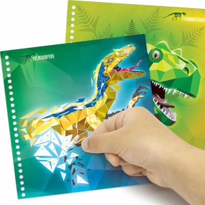 Nebulous Stars DINOSART creative book Sticker-by-Number, 15202 4