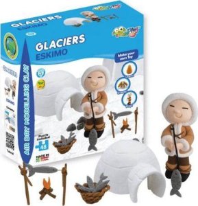 Guirca Jumping Clay - modelina zestaw - lodowiec eskimos 1