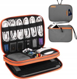 HCFGS Organizer Torba an akcesoria Kable Podróżny Pojemny 2Warstwowy 11