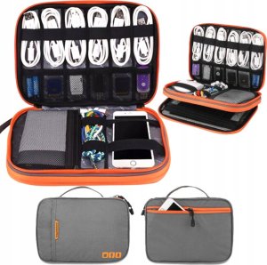 HCFGS Organizer Torba an akcesoria Kable Podróżny Pojemny 2Warstwowy 2