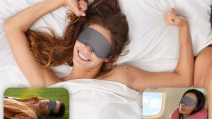 Opaska Maska Na Oczy do Spania Snu Podróżna Samolot 3