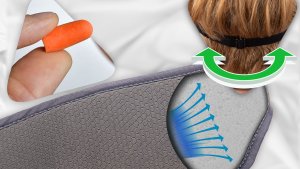 Opaska Maska Na Oczy do Spania Snu Podróżna Samolot 4