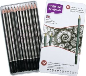 Graphite O��wki Derwent pud metal 12 (6B-5H) 7