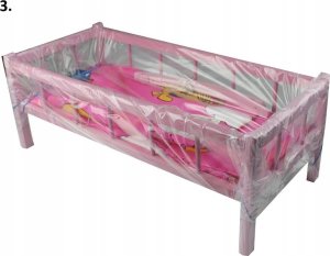 Teka Kołyska duża kolor dla lalek z pościelą 01639 12