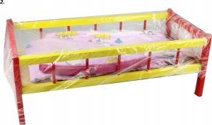 Teka Kołyska duża kolor dla lalek z pościelą 01639 4