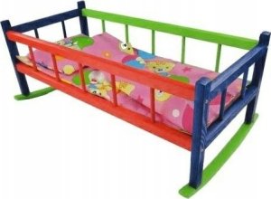Teka Kołyska duża kolor dla lalek z pościelą 01639 6