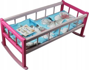 Teka Kołyska duża kolor dla lalek z pościelą 01639 10