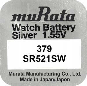 Renata Bateria srebrna mini Murata 379 / SR521SW / SR63 1 sztuka 2