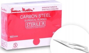 Swann-Morton CARBON STEEL Chirurginiai peiliai (Skalpeliai) No.11 - 100vnt/1dėžutė 1