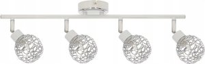 Lampa sufitowa Topeshop Lampa Sufitowa Virgo 4 Biały Chrom Lumarko! 1