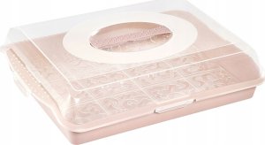 Lumarko Pojemnik Na Ciasto Party-butler 45x35x11cm Nordic Pink (10677) Lumarko! 1