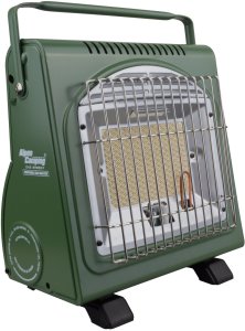 Przenośny piecyk gazowy Alpen Camping, 2w1 piecyk/kuchenka,  zużycie gazu 124g/h, zapłon piezoelektryczny, IK1100 5