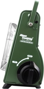 Przenośny piecyk gazowy Alpen Camping, 2w1 piecyk/kuchenka,  zużycie gazu 124g/h, zapłon piezoelektryczny, IK1100 7