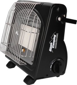 Przenośny piecyk gazowy Alpen Camping, 2w1 piecyk/kuchenka,  zużycie gazu 124g/h, zapłon piezoelektryczny, IK1100 2