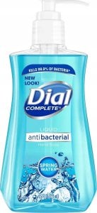 Dial, Antibacterial, Spring Water, Liquid Soap, For Hands, 221 ml Unisex 1