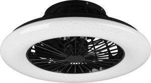 Wentylator Trio RL Wentylator sufitowy z lampą LED STRALSUND R62522132 czarny 1