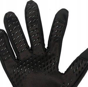 Rękawiczki piłkarskie FS czarne 2