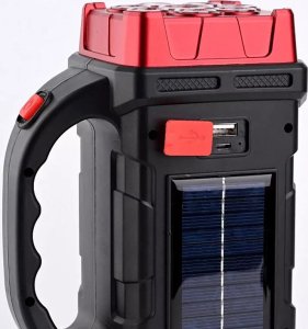 Latarka Przenośna lampa latarka solarna HB-1678 powerbank dwustronna 38W Przenośna lampa latarka solarna HB-1678 powerbank dwustronna 38W 4